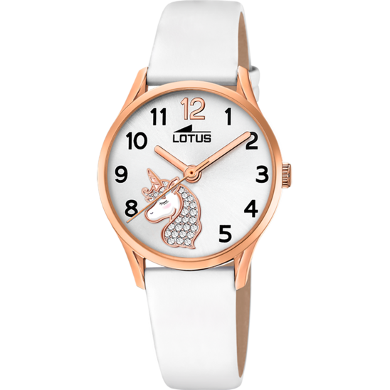 lotus RELOJ LOTUS JUNIOR COLLECTION 18407/K BLANCO CORREA DE CUERO INFANTIL Devoluciones gratuitas