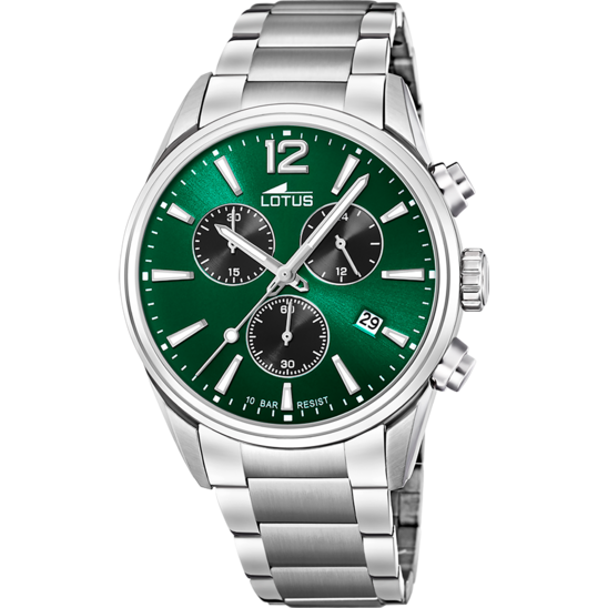 lotus RELOJ DE HOMBRE LOTUS CHRONO CON ESFERA VERDE 18690/4 Tienda