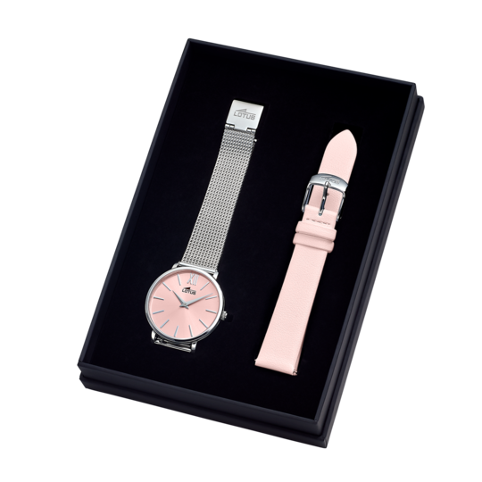 lotus RELOJ DE MUJER LOTUS MINIMALIST CON ESFERA ROSA 18731/2 Promoción trimestral
