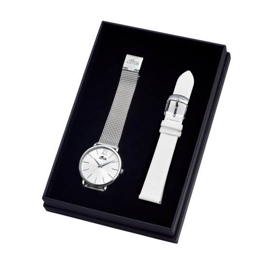 lotus RELOJ DE MUJER LOTUS MINIMALIST CON ESFERA PLATEADA 18731/1 Solo queda un día