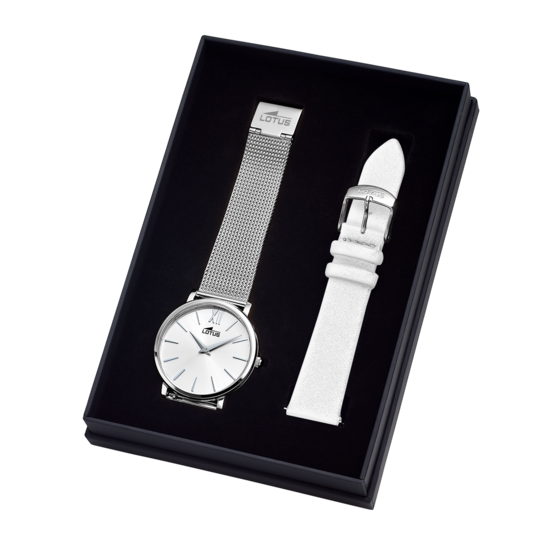 lotus RELOJ DE MUJER LOTUS MINIMALIST CON ESFERA PLATEADA 18728/1 Superdescuento