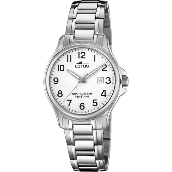 lotus RELOJ DE MUJER LOTUS CLASSIC STEEL CON ESFERA BLANCA 18655/1 Tienda de fábrica