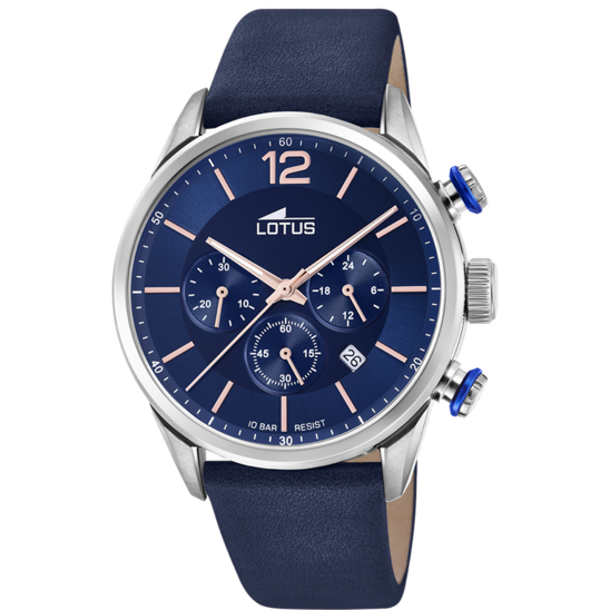 lotus RELOJ DE HOMBRE LOTUS CHRONO CON ESFERA AZUL 18689/2 Oferta especial de fábrica