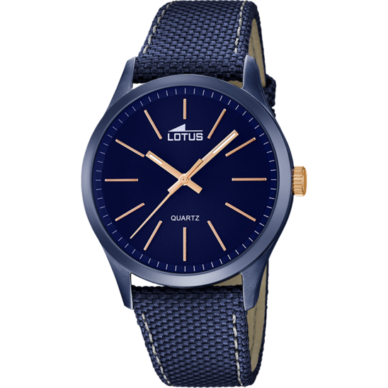 lotus RELOJ DE HOMBRE LOTUS MINIMALIST CON ESFERA AZUL 18166/2 En oferta