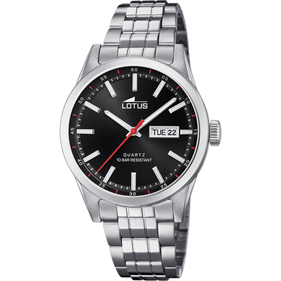 lotus RELOJ DE HOMBRE LOTUS CLASSIC STEEL CON ESFERA NEGRA 18670/4 Última moda