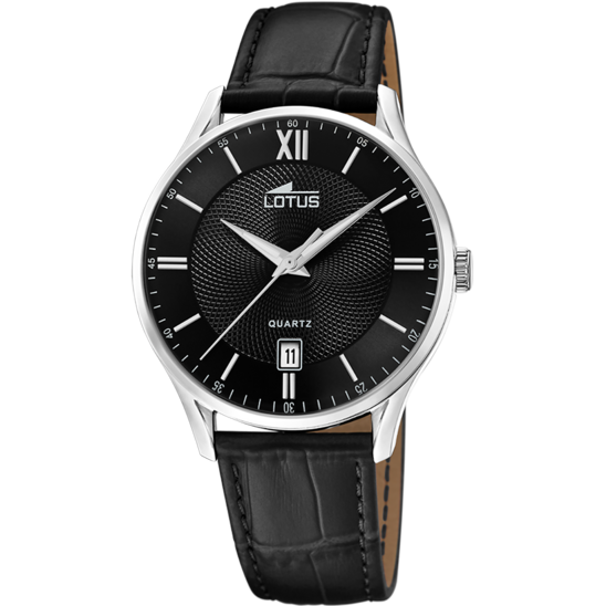 lotus RELOJ LOTUS 18402/J NEGRO CORREA DE CUERO HOMBRE Gran oferta