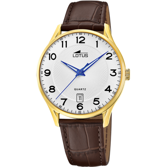 lotus RELOJ LOTUS 18403/E BLANCO CORREA DE CUERO HOMBRE Rebajas baratas