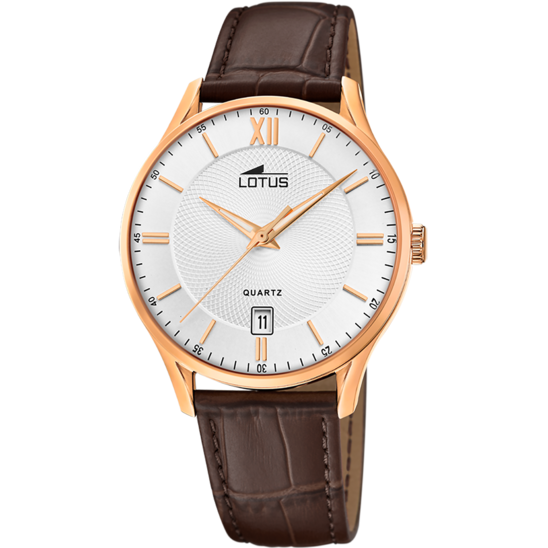 lotus RELOJ LOTUS 18404/G BLANCO CORREA DE CUERO HOMBRE Descuento