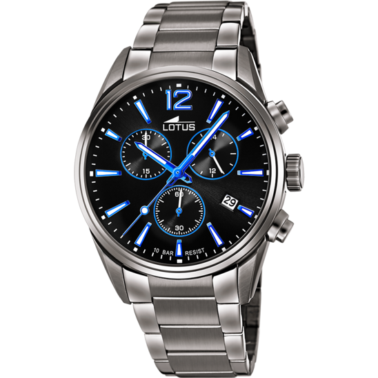 lotus RELOJ DE HOMBRE LOTUS CHRONO CON ESFERA NEGRA 18682/6 Oferta especial