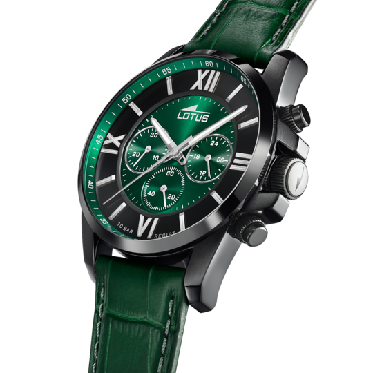 lotus LOTUS 18881/1 VERDE CUERO HOMBRE Ahorra y exporta