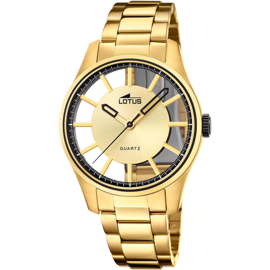 lotus RELOJ DE HOMBRE LOTUS EXCELLENT CON ESFERA DORADO 18903/1 Libre de impuestos