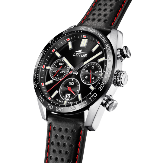 lotus RELOJ DE HOMBRE LOTUS CHRONO CON ESFERA NEGRA 18915/4 Liquidación