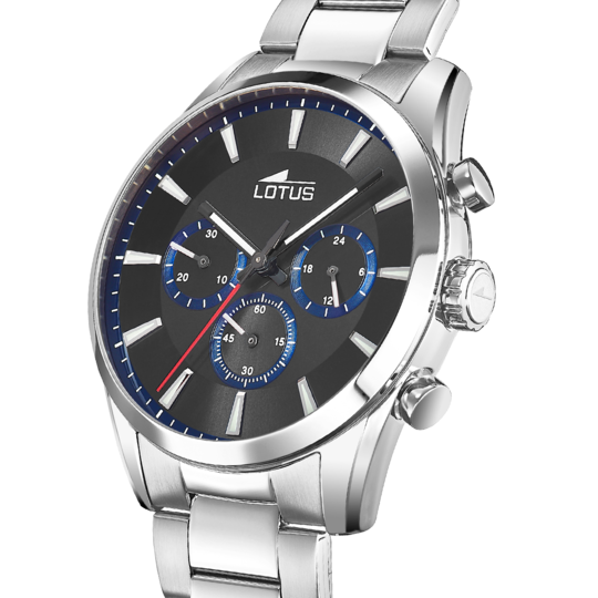 lotus RELOJ DE HOMBRE LOTUS CHRONO CON ESFERA NEGRA 18922/6 ÚLTIMAS EDICIONES
