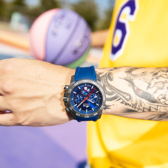 lotus RELOJ LOTUS CHRONO 18974/1 AZUL CORREA DE CAUCHO HOMBRE Promoción por tiempo limitado