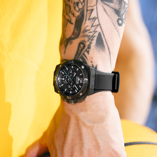 lotus RELOJ LOTUS CHRONO 18975/3 NEGRO CORREA DE CAUCHO HOMBRE Envío internacional gratuito