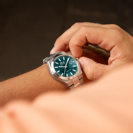 lotus RELOJ LOTUS AUTOMATIC 18996/4 AZUL CORREA DE ACERO INOXIDABLE 316L HOMBRE Ventas relámpago
