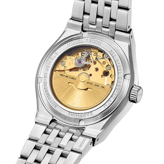 lotus RELOJ LOTUS AUTOMATIC 19000/1 PLATEADO CORREA DE ACERO INOXIDABLE 316L HOMBRE Tienda de fábrica