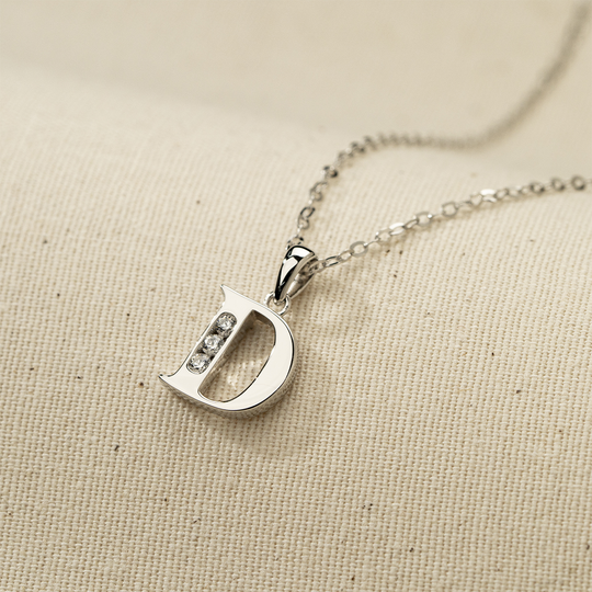 lotus COLLAR LETRA D LOTUS SILVER TRENDY LP3054-1/D PLATA MUJER Rebajas