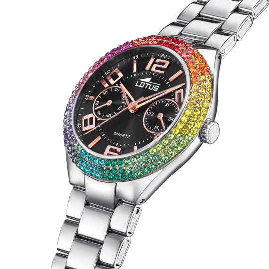 lotus RELOJ DE MUJER LOTUS BLISS CON ESFERA NEGRA 18907/2 Liquidación