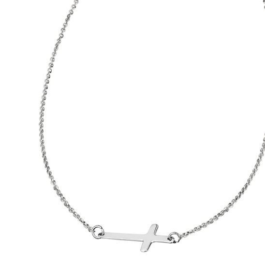 lotus COLLAR CRUZ LOTUS SILVER TRENDY LP1223-1/2 PLATA MUJER