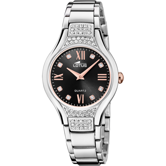 lotus RELOJ DE MUJER LOTUS BLISS CON ESFERA NEGRA 18910/6 Liquidación