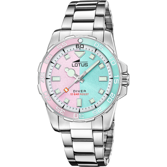 lotus RELOJ LOTUS TRENDY 18936/1 ROSA CORREA DE ACERO INOXIDABLE 316L MUJER Tienda de fábrica