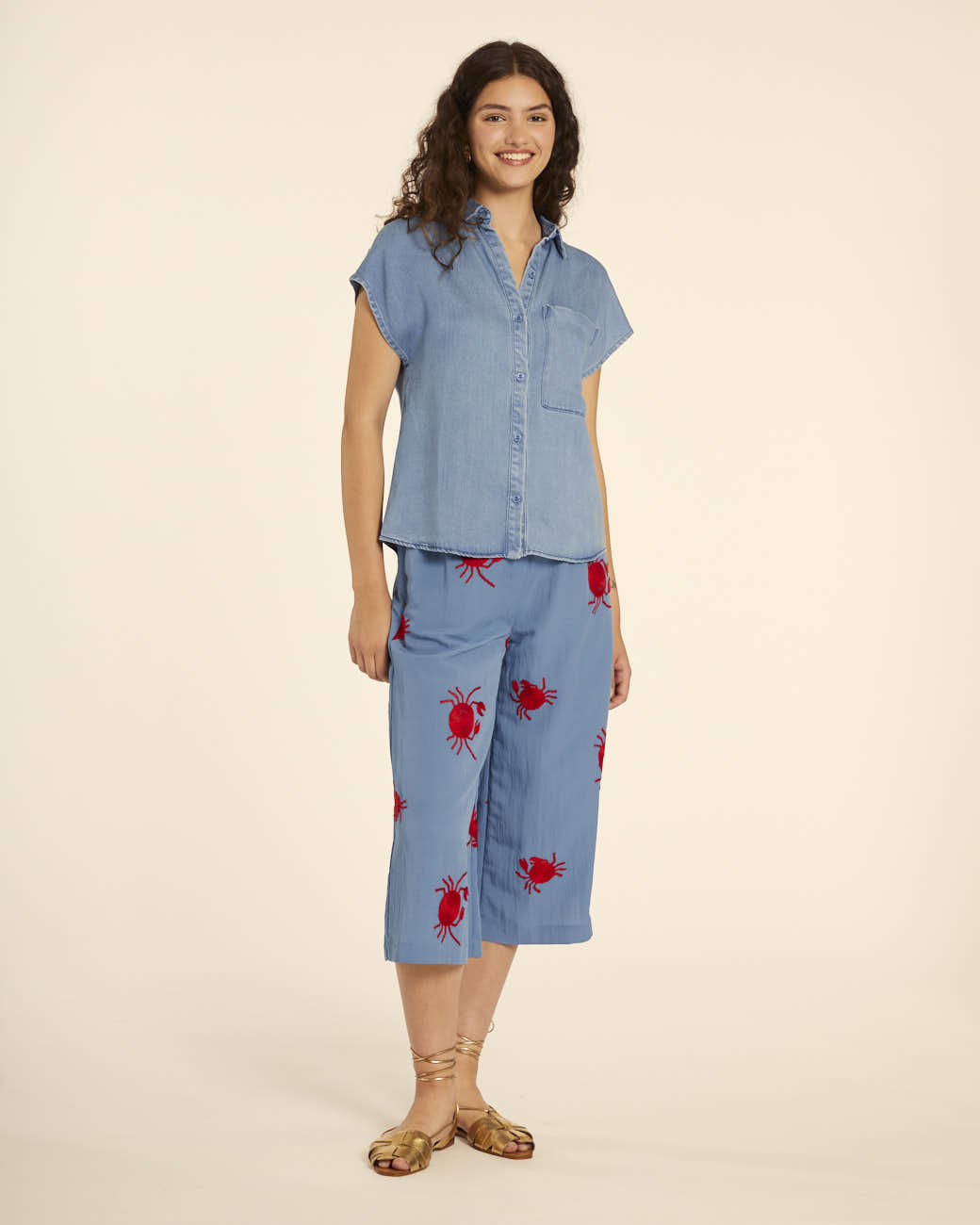 pepaloves CAMISA DENIM SIN MANGAS Tienda