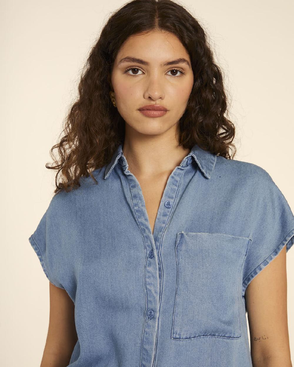 pepaloves CAMISA DENIM SIN MANGAS Tienda