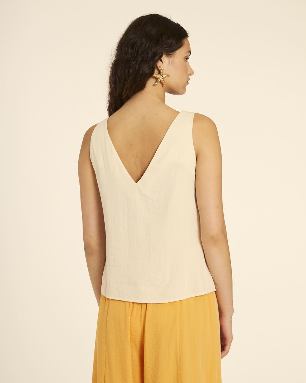 pepaloves TOP BOTONES ESTRELLA CREMA Rebajas online