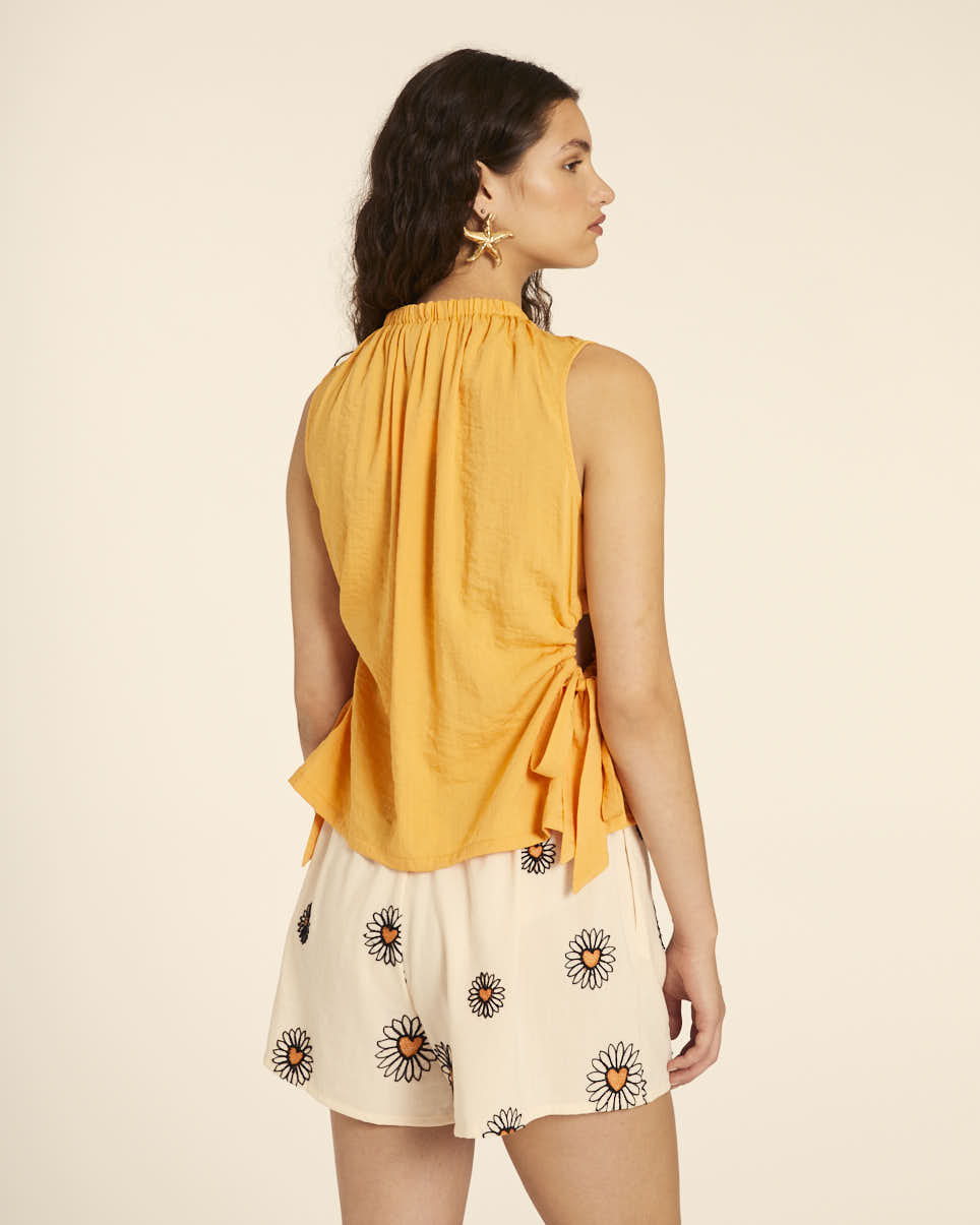 pepaloves TOP CUT OUT AMARILLO Oferta especial