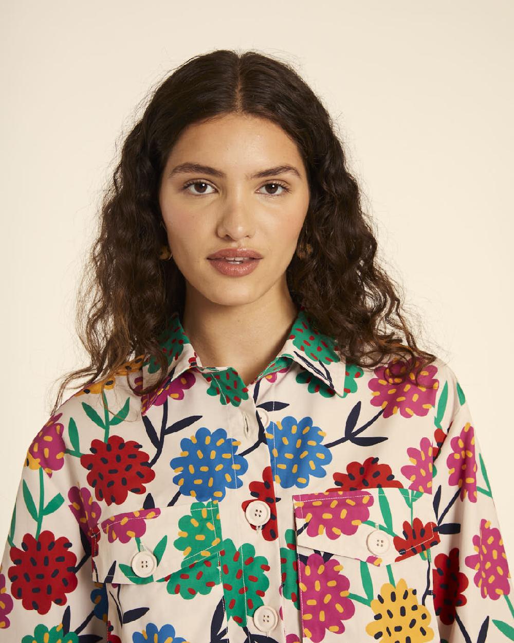 pepaloves SOBRECAMISA FLORES Último día