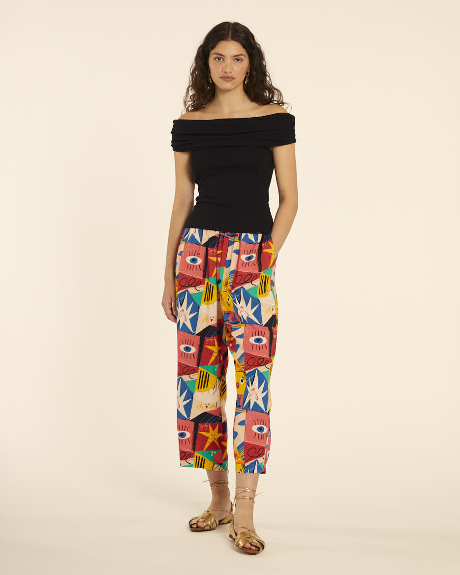 pepaloves TOP CUELLO BARDOT NEGRO Outlet