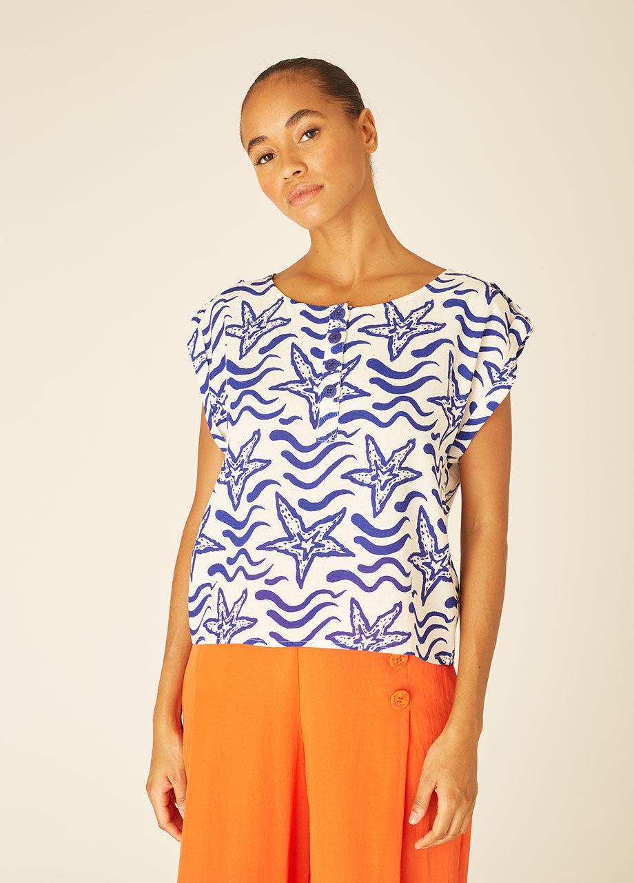 pepaloves NAVY STARS BLOUSE Precio de fábrica