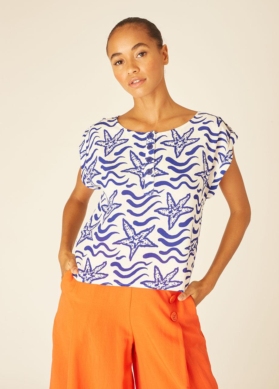 pepaloves NAVY STARS BLOUSE Precio de fábrica