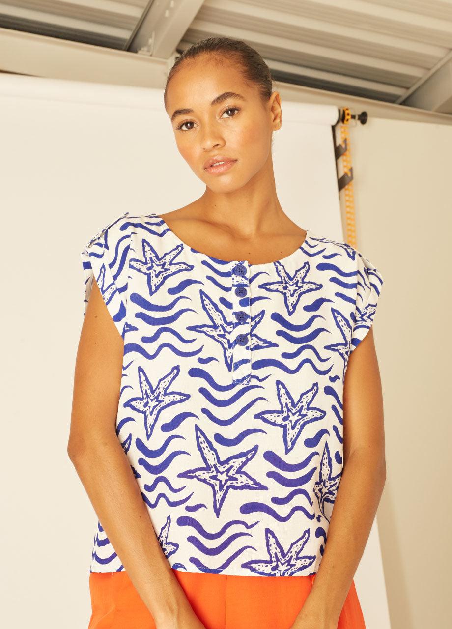 pepaloves NAVY STARS BLOUSE Precio de fábrica