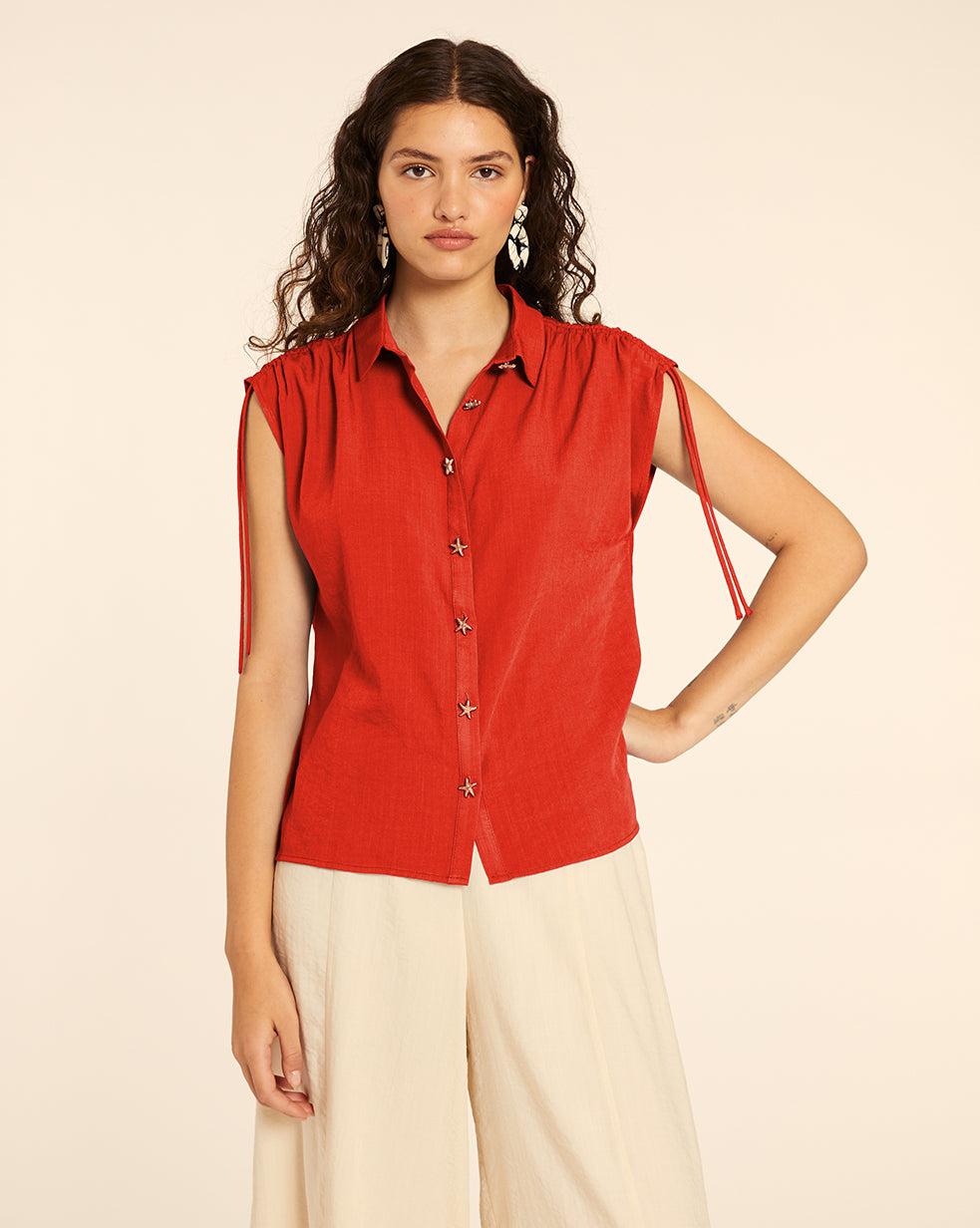 pepaloves CAMISA CON ESTRELLAS ROJO Promoción trimestral