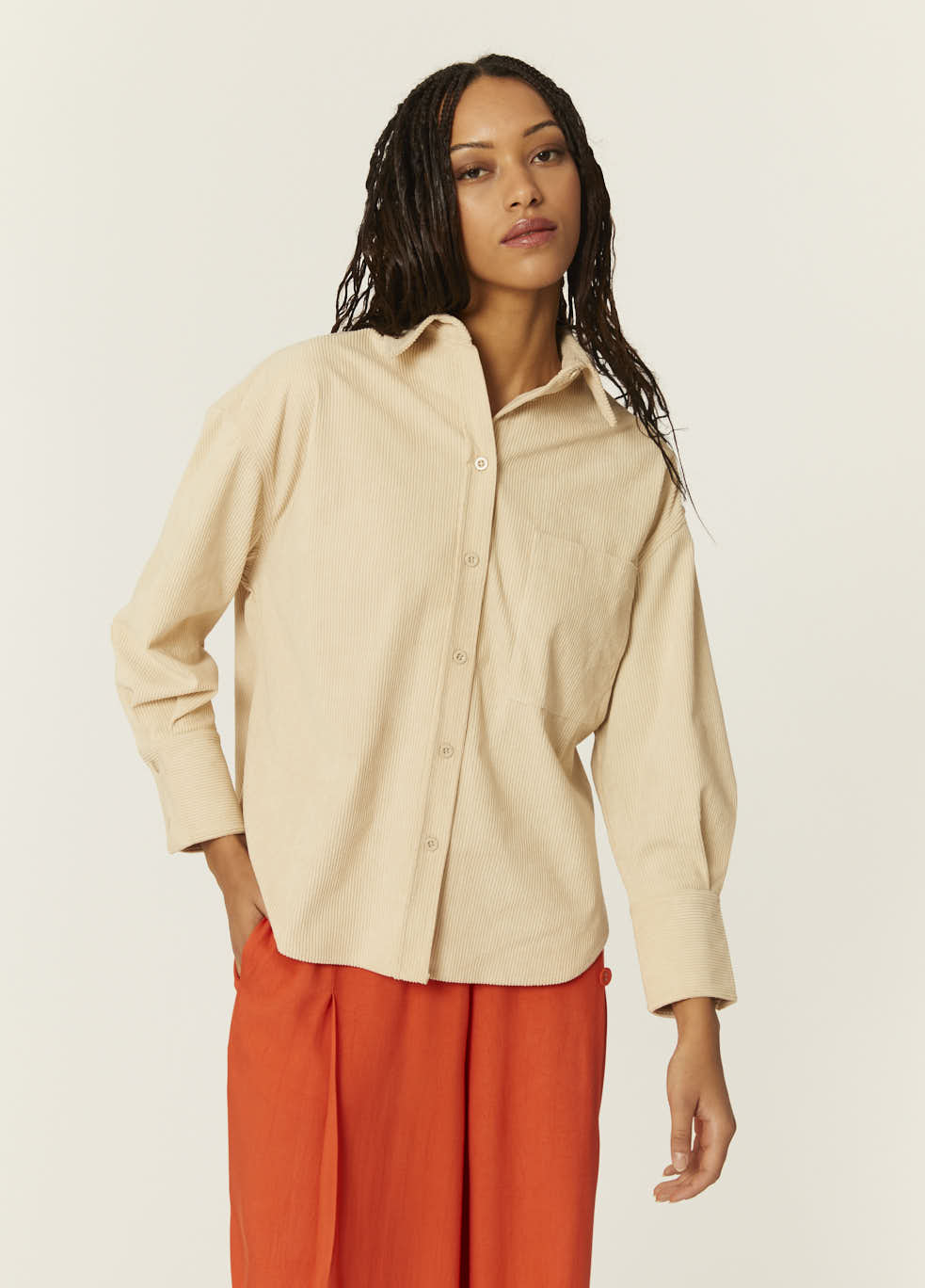 pepaloves CAMISA PANA BEIGE Ahorra y exporta