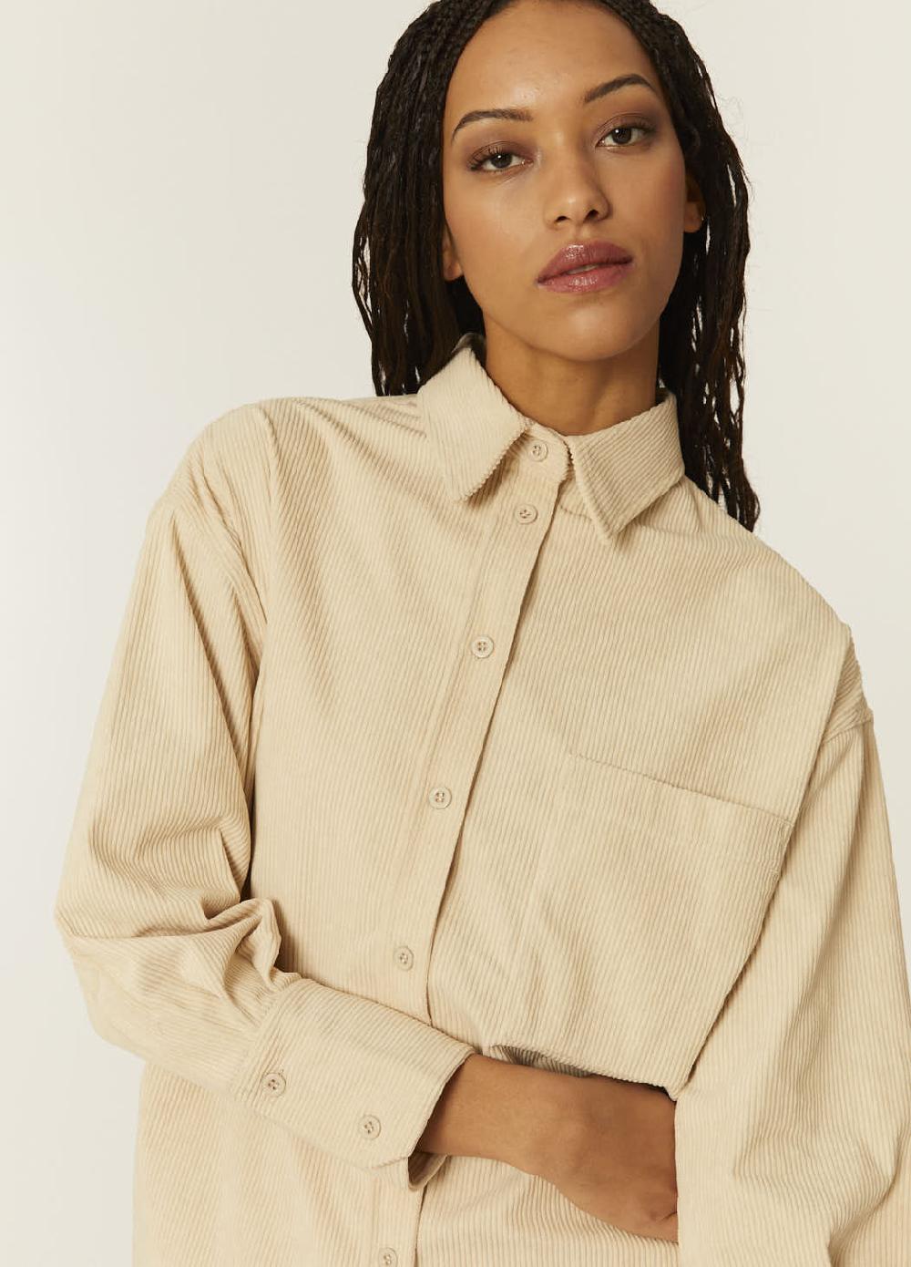 pepaloves CAMISA PANA BEIGE Ahorra y exporta