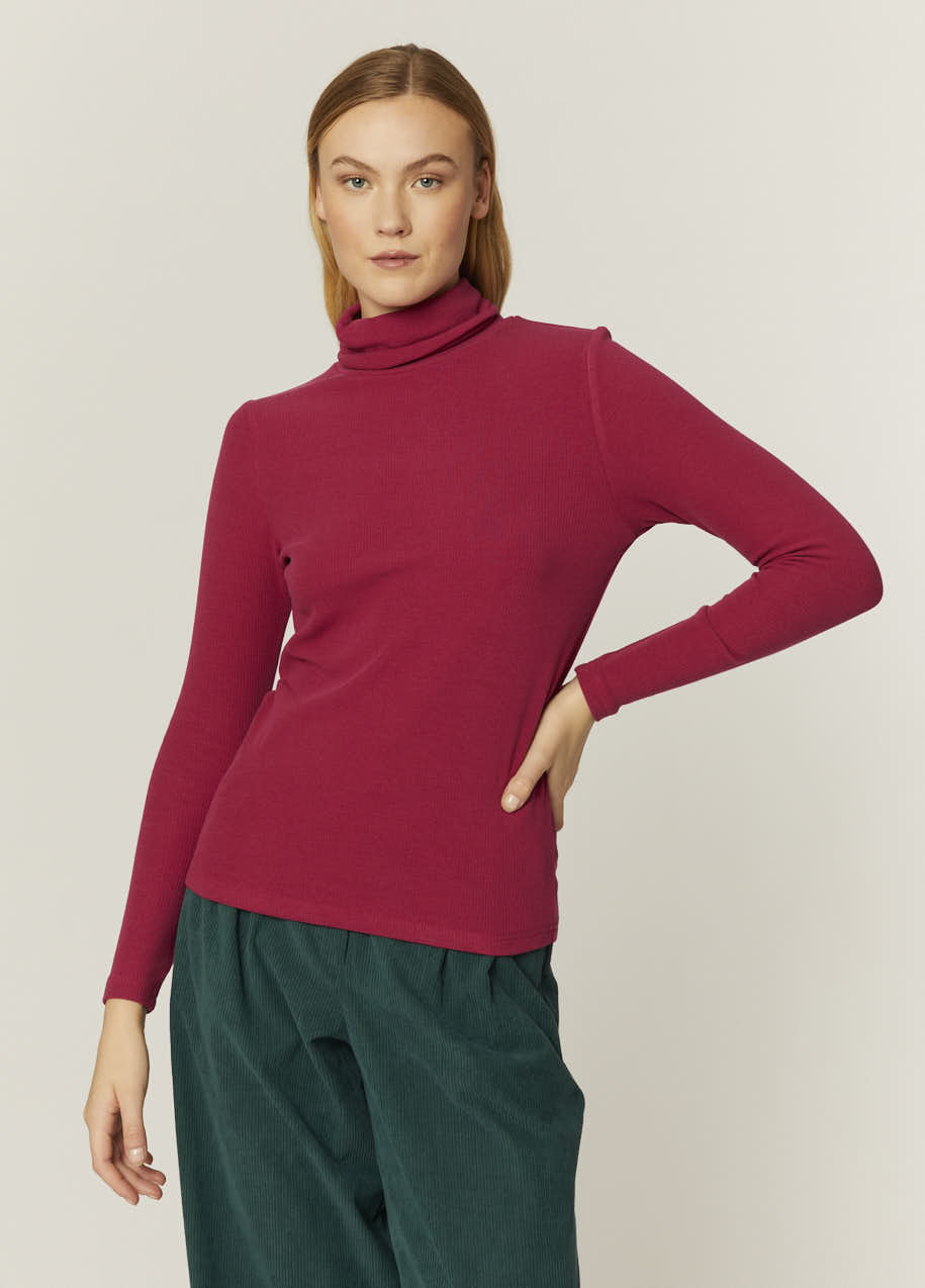 pepaloves TOP CANALE CUELLO ALTO CEREZA Ofertas de temporada