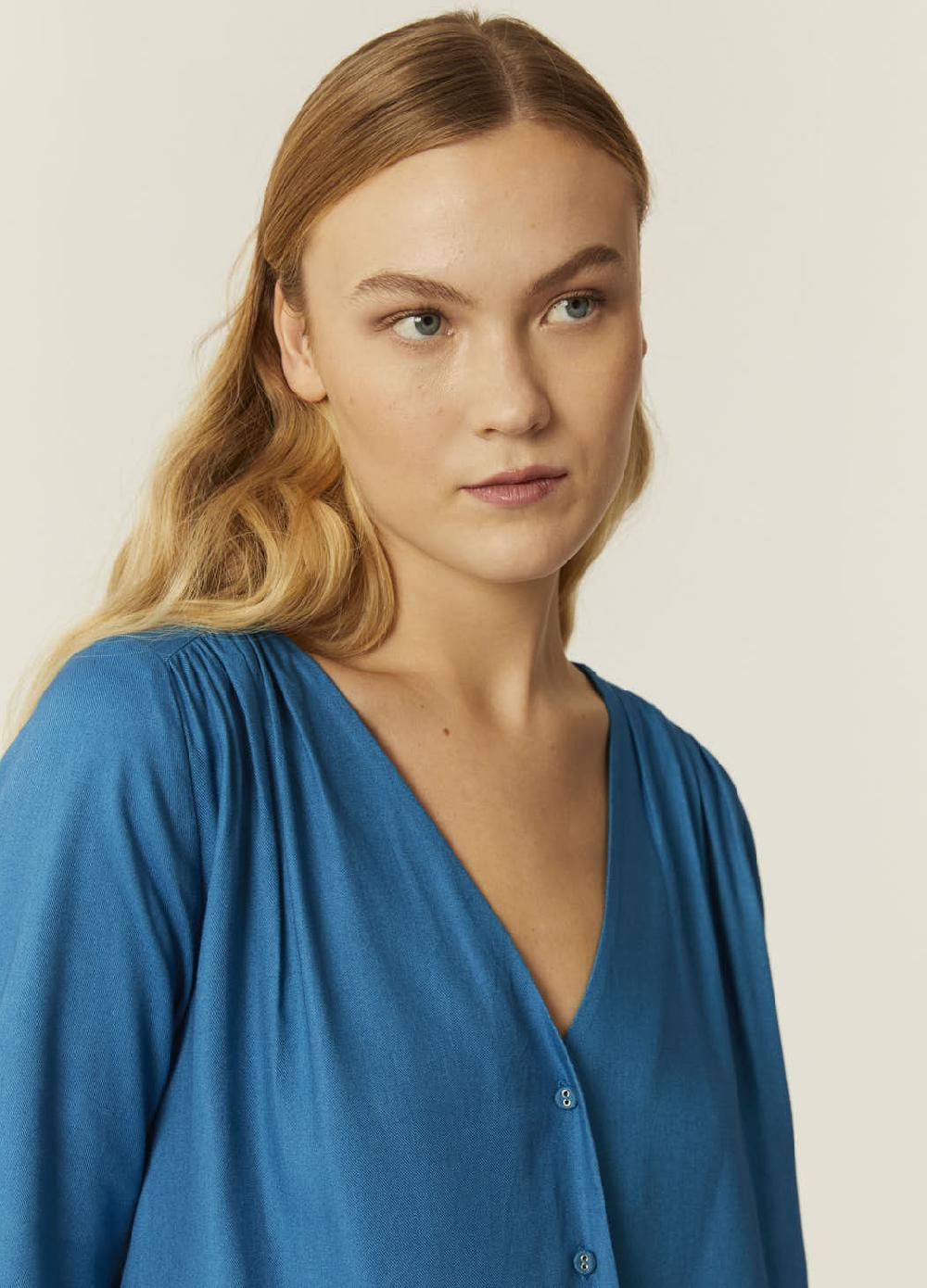 pepaloves BLUSA ECOVERO AZUL 2025