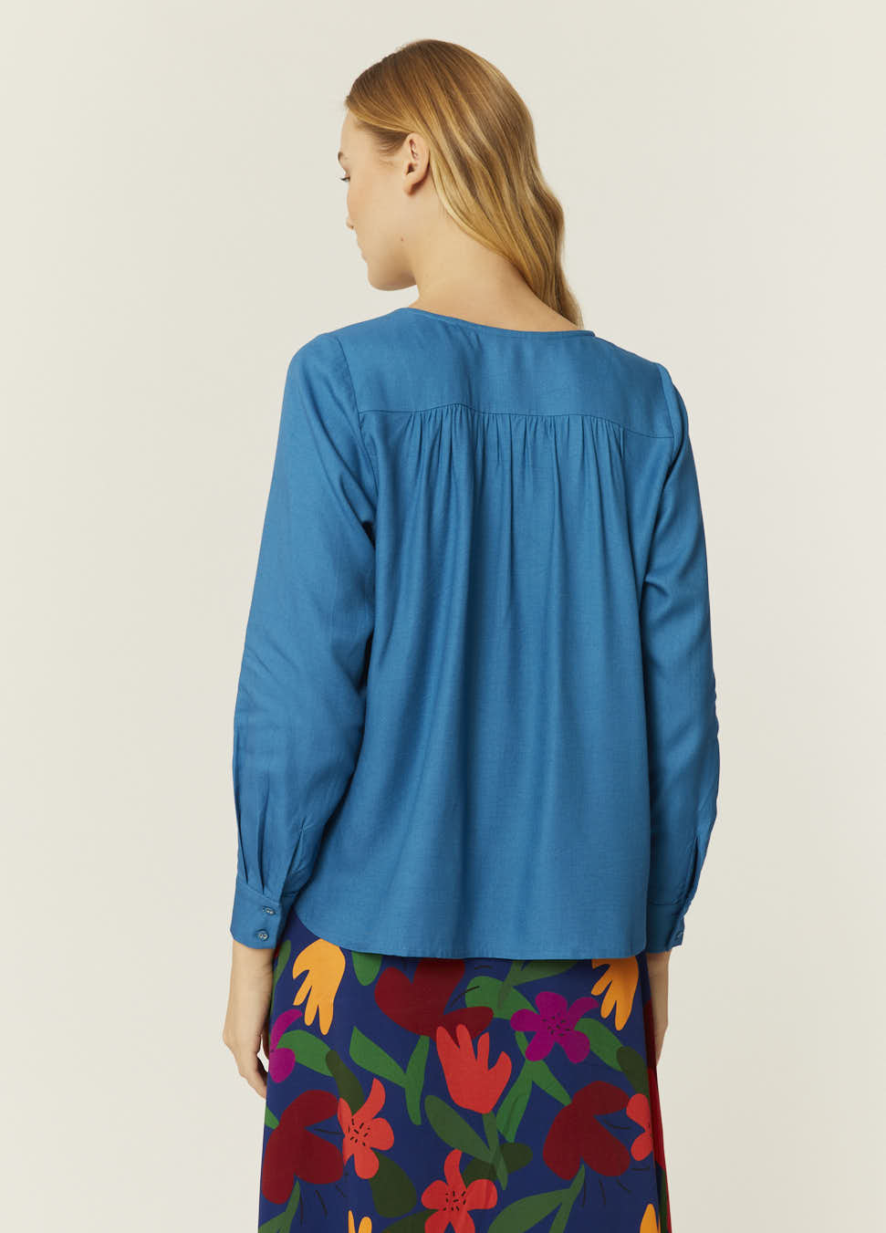 pepaloves BLUSA ECOVERO AZUL 2025