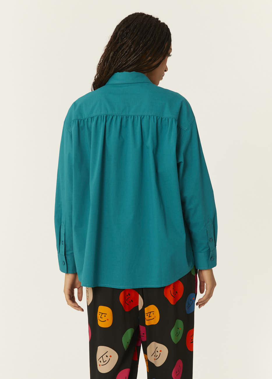 pepaloves CAMISA OVERSIZE VERDE Outlet