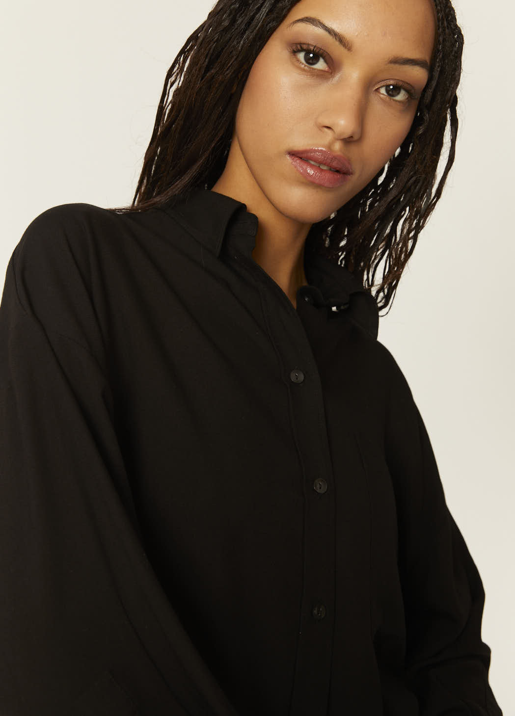 pepaloves CAMISA OVERSIZE ECOVERO NEGRA Los más vendidos