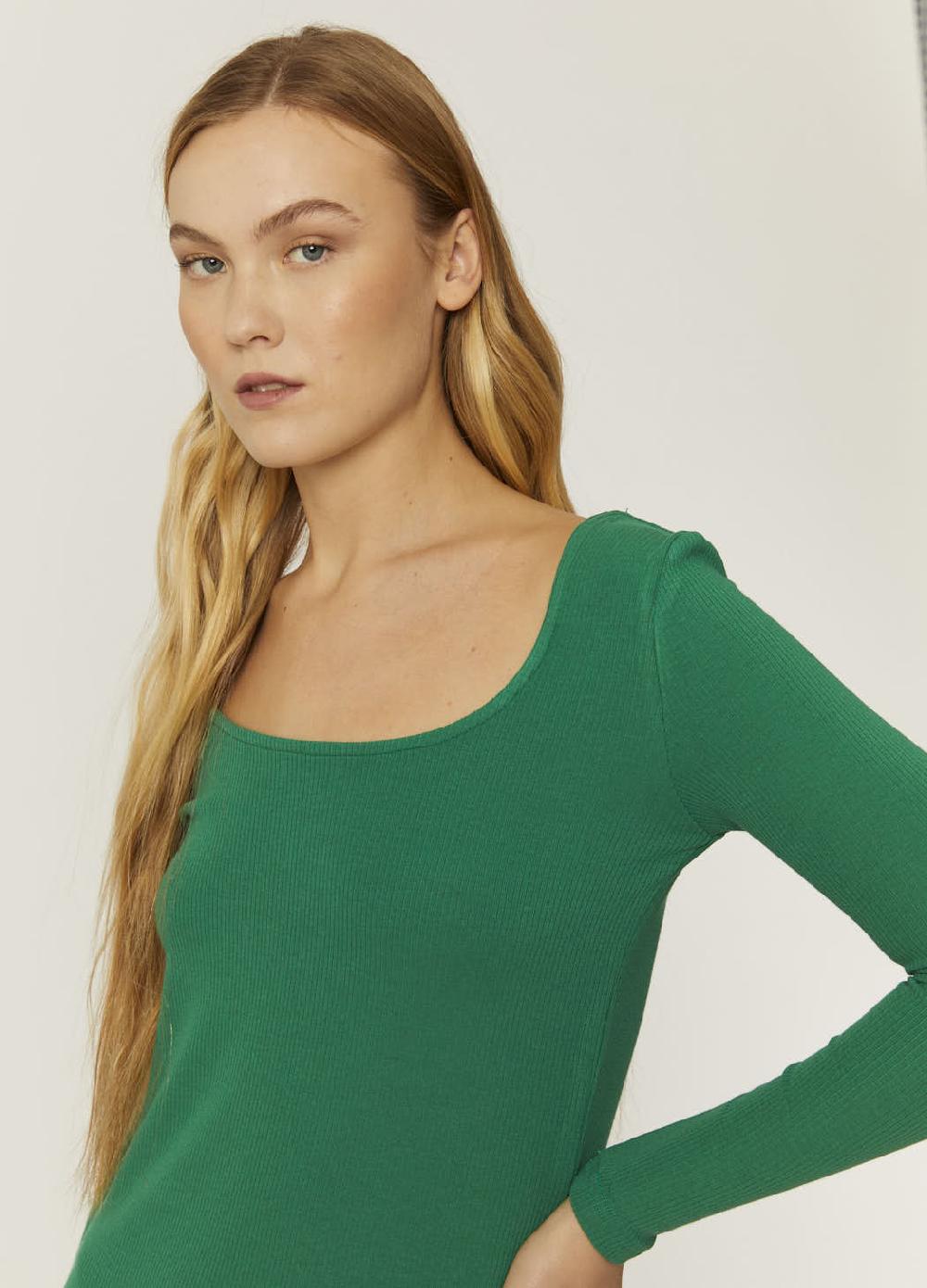 pepaloves TOP CANALE CUELLO U VERDE Ventas relámpago