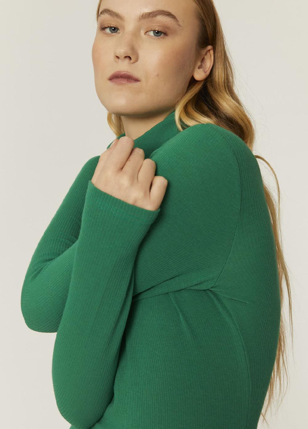pepaloves TOP CANALE CUELLO ALTO VERDE Mejor oferta
