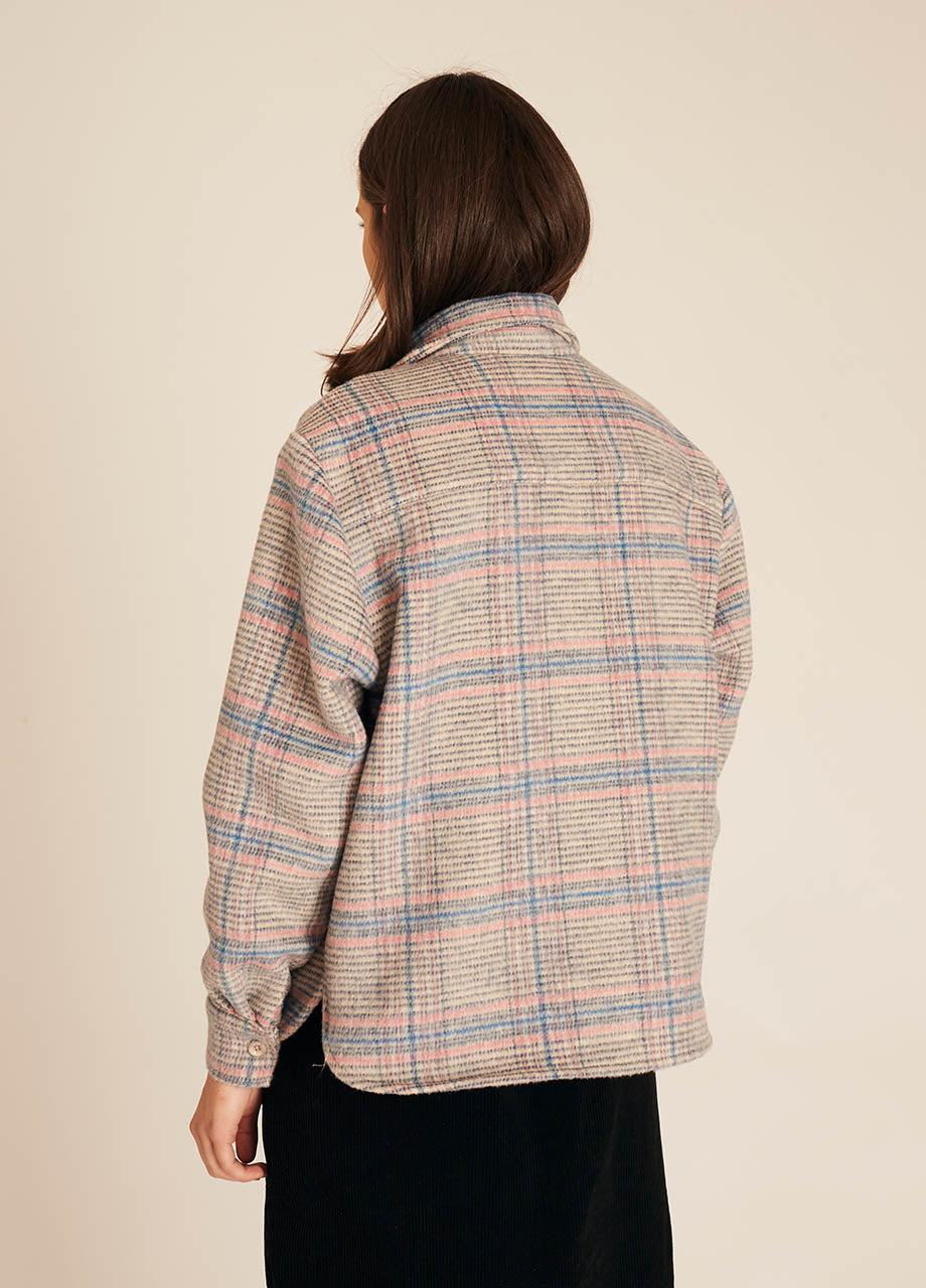 pepaloves WINTER SQUARES OVERSHIRT BLUE Precio de fábrica