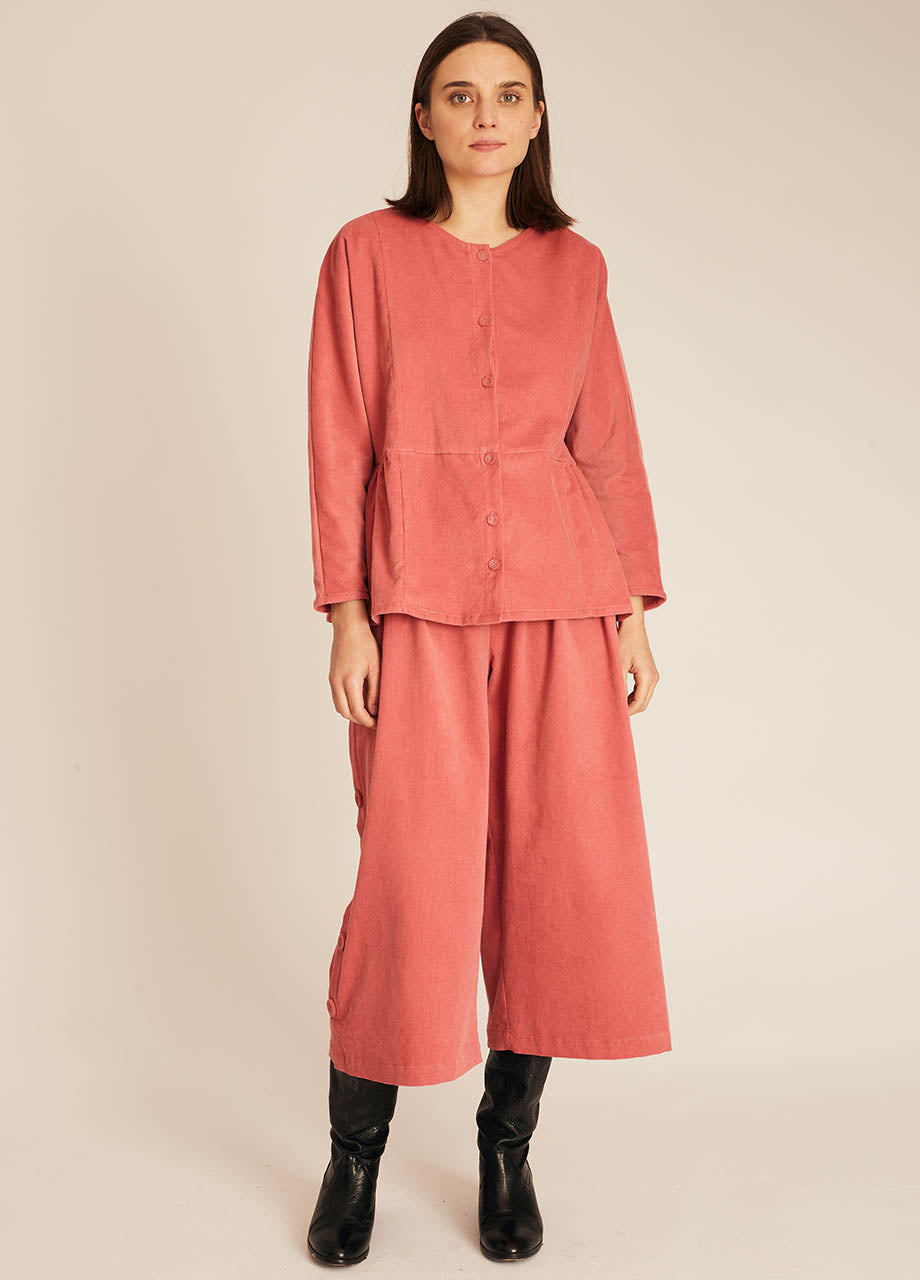 pepaloves THIN CORDUROY SHIRT PINK Promoción trimestral