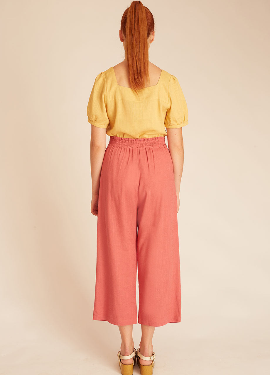 pepaloves LINEN BLOUSE YELLOW Rebajas de fin de temporada