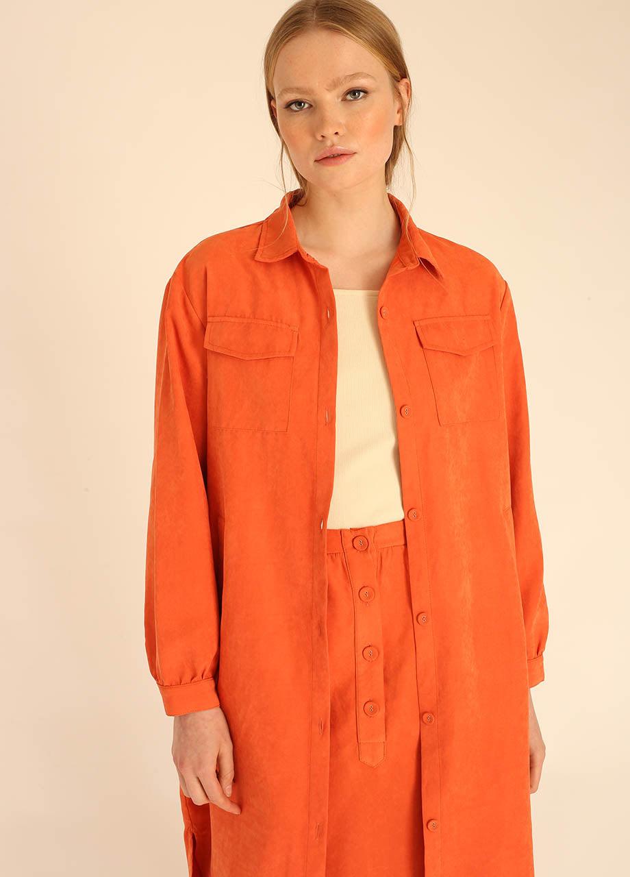 pepaloves LONG OVERSHIRT PEACH Ventas relámpago