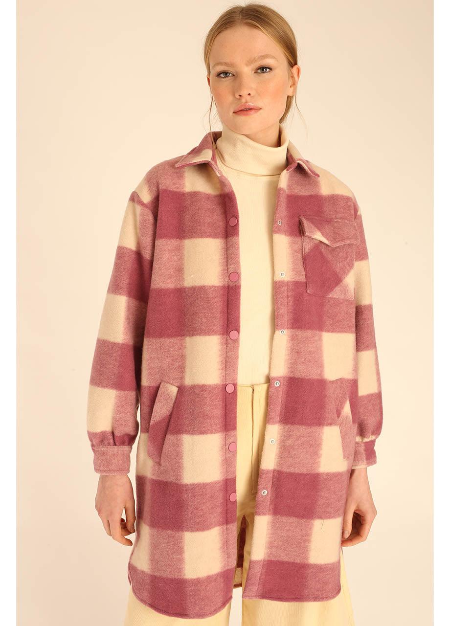 pepaloves SQUARES OVERSHIRT ROSE Tienda